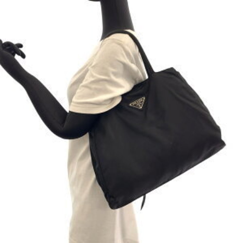 Prada Tessuto Shoulder Triangular Nylon Black Bag - image 6